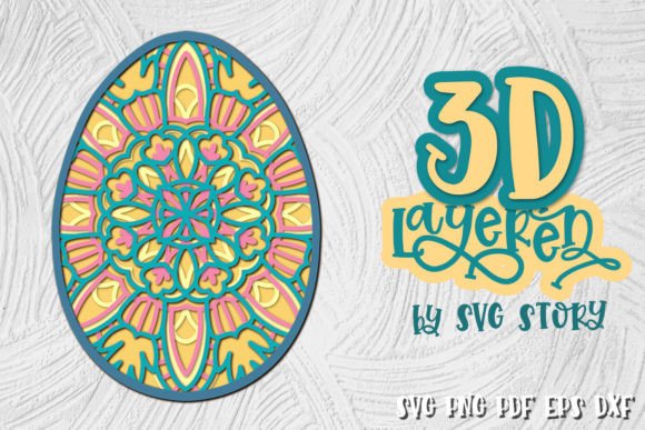 3D Layered Easter Egg 04 Design SVG: A Detailed Look at Its Features and Use Cases