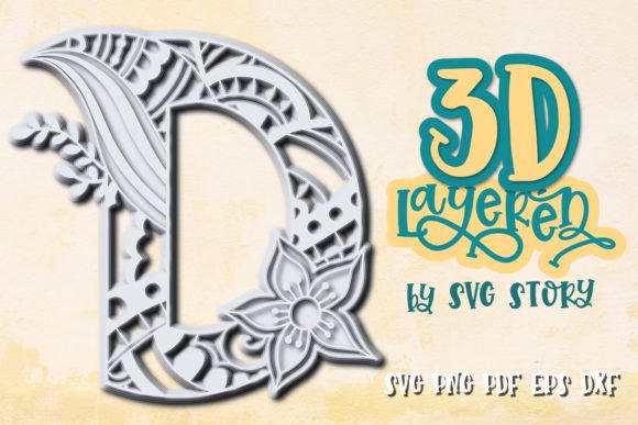 3D Layered Letter D Multilayered Design: A Powerful Tool for Modern Creators and Businesses
