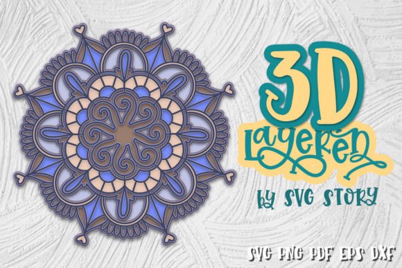 3D Layered Mandala 07 SVG Design: A Strategic Tool for Creative and Business Applications