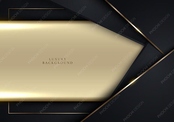 3D Luxury Golden Stripes Template Design: A Modern Approach to Elegant Visuals