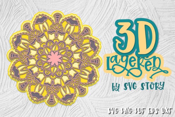 3D Mandala 11 SVG Yoga Design – A Creative Tool for Modern Projects