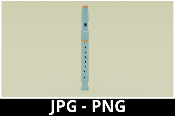 3D Rendered Flute for Music Design: Enhancing Creativity and Realism in Digital Projects