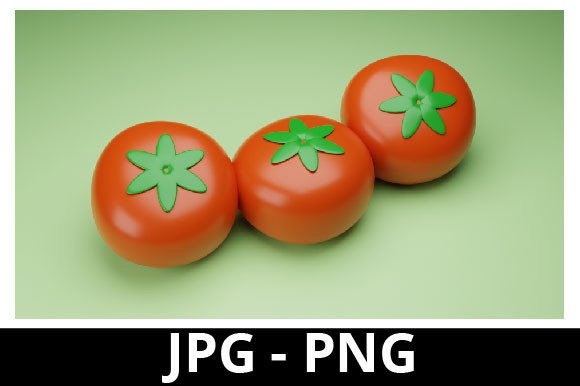 3D Rendered Tomatoes for Modern Design Projects