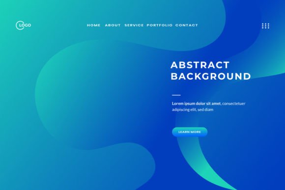 Blue Abstract Fluid Wave: A Modern Design Trend for Digital Innovation