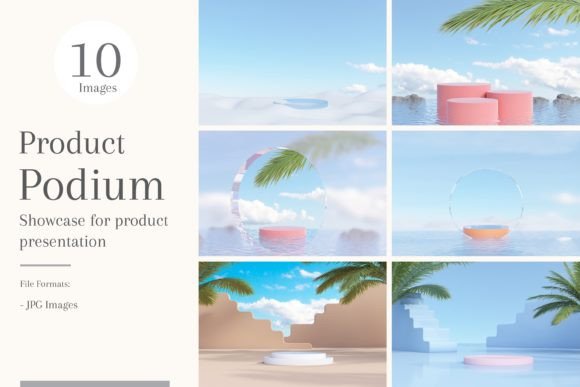 Product Presentation Podium Set